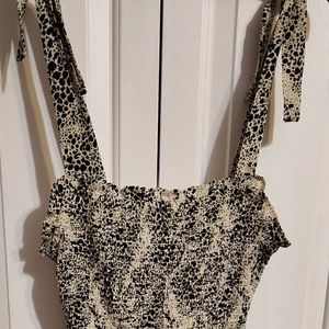 One love clothing snow leopard women’s dress midi length